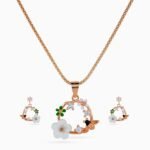 Honey Blossom Wreath Pendant Set