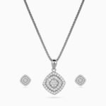 Constellation Pavé Cushion Pendant Set