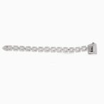 Box-Link Pavé Square Ring