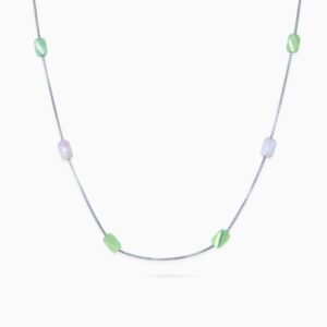 Meadow Bead Station Necklace