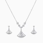 Deco Fan Radiance Necklace Set