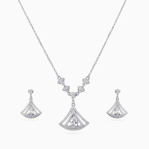 Deco Fan Radiance Necklace Set