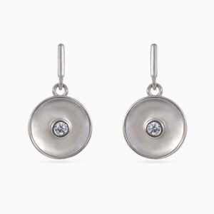 Silver Moonlit Pearl Drops