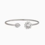 Blush Cushion & Dewdrop Bangle