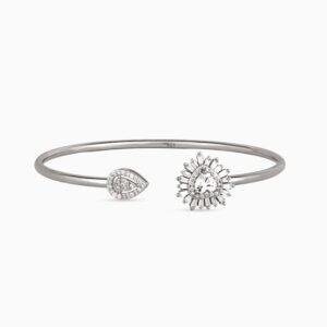 Blush Cushion & Dewdrop Bangle
