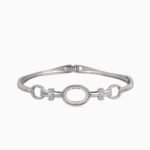 Pavé Oval Link Bangle