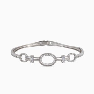 Pavé Oval Link Bangle