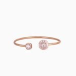 Octagon & Pear Halo Bangle
