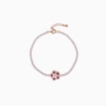 Petal Charm Tennis Bracelet