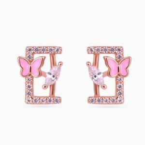 Papillon Frame Mini Studs