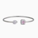 Pear & Orbit Halo Bangle