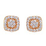 Cushion Halo Pave Studs