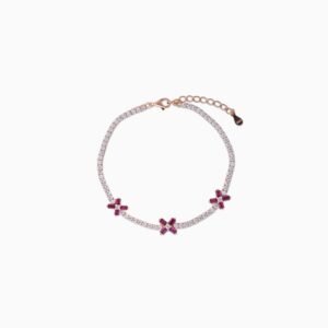 Ruby Star Tennis Bracelet