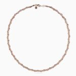 Twined Mesh Collar Necklace