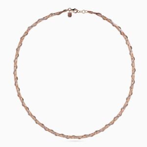 Twined Mesh Collar Necklace