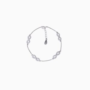 Pavé Infinity Station Bracelet