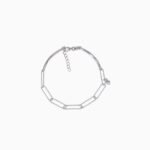 Paperclip Heart Charm Bracelet